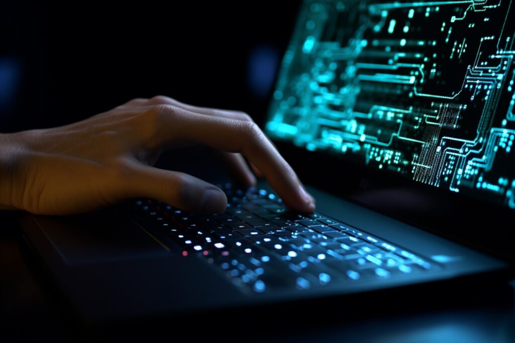 perriw_47573_a_hand_on_a_laptop_with_code_on_the_screen_hyper_r_e641bd35-6066-43a9-9d51-c3079c81f757